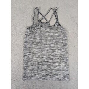 Nike Tank Womens Small Gray Dri-FIT Knit Running Racerback‎ Athletic 831496-011